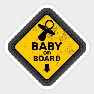 Baby on Board Pregnancy Surprise Sticker